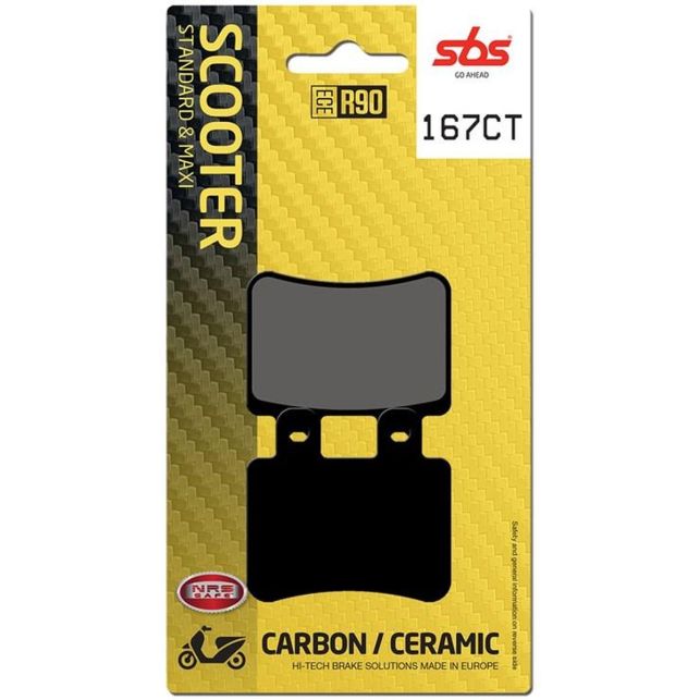 Plaquettes de frein SBS 167CT
