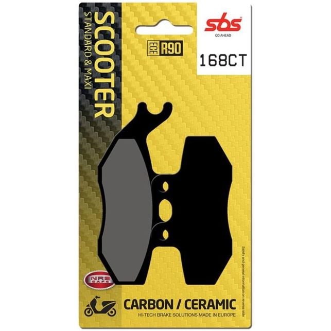Plaquettes de frein SBS 168CT