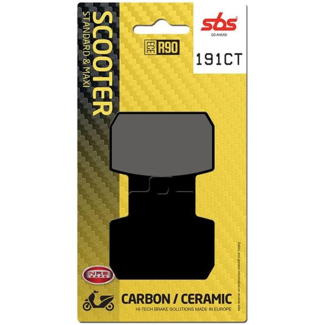 Plaquettes de frein SBS 191CT
