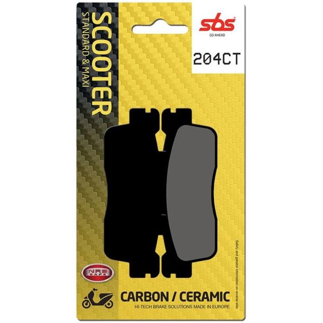 Plaquettes de frein SBS 204CT