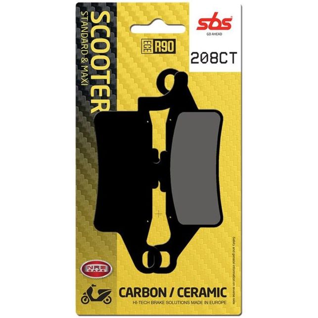 Plaquettes de frein SBS 208CT