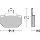 Plaquettes de Frein SBS 610HF