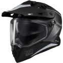 Casque MT Helmets Track SV Aries B1 Noir Gris Blanc Mat