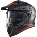 Casque MT Helmets Track SV Aries C4 Noir Gris Orange Mat