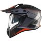Casque MT Helmets Track SV Aries C4 Noir Gris Orange Mat