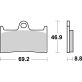 Plaquettes de Frein SBS 966DS-1
