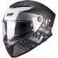 Casque MT Helmets Thunder 4 SV Waves B2 Noir Mat Blanc