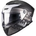 Casque MT Helmets Thunder 4 SV Waves B2 Noir Mat Blanc