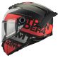 Casque MT Helmets Thunder 4 SV Waves B5 Noir Mat Rouge Blanc