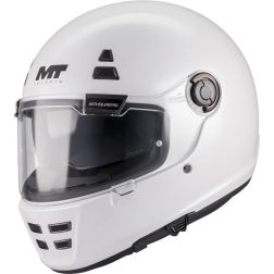 Casque MT Helmets Jarama SV Pure A0 Blanc Brillant
							  		