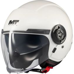 Casque MT Helmets Viale SV S Pure A0 Blanc
							  		