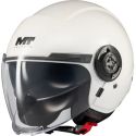 Casque MT Helmets Viale SV S Pure A0 Blanc