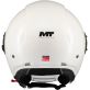 Casque MT Helmets Viale SV S Pure A0 Blanc
