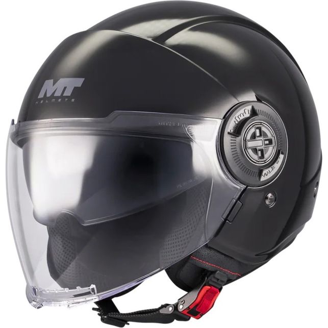 Casque MT Helmets Viale SV S Pure A1 Noir