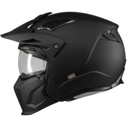 Casque MT Helmets Streetfighter SV Pure A1 Noir Mat
							  		