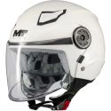 Casque MT Helmets Lite Pure A0 Blanc