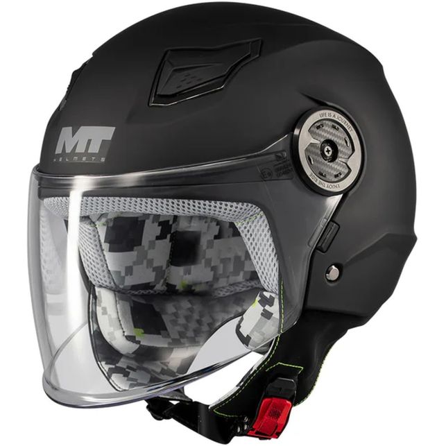 Casque MT Helmets Lite Pure A1 Noir Mat