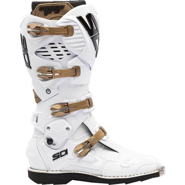 Bottes Sidi Crossfire 3 Blanc / Bronze 2026