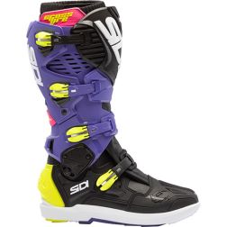 Bottes Sidi Crossfire 3 Srs Violet / Noir / Jaune 2026
							  		