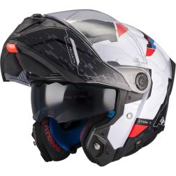 Casque MT Helmets Atom 2 SV Highlands A7 Noir Blanc Bleu
							  		