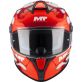 Casque MT Helmets Targo S Yamanaka 2025 A5 Rouge Blanc Bleu
