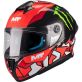 Casque MT Helmets Targo S Piqueras B5 Rouge Noir