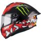Casque MT Helmets Targo S Piqueras B5 Rouge Noir