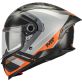 Casque MT Helmets Braker SV Inception B4 Noir Gris Orange