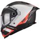 Casque MT Helmets Braker SV Inception B5 Noir Blanc Rouge