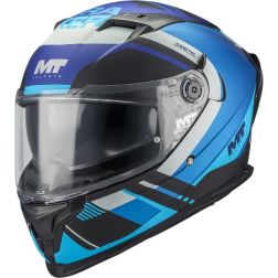Casque MT Helmets Braker SV Inception B7 Noir Bleu Mat
							  		