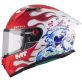 Casque MT Helmets KRE + S Yamanaka 2025 A5 Rouge Blanc Bleu