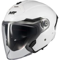 Casque MT Helmets Cosmo SV Pure A0 Blanc
							  		