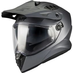 Casque MT Helmets Track SV Pure A2 Gris Mat
							  		