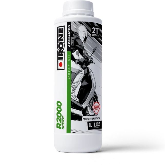 Huile 2T Ipone R2000 Scoot Fraise 1L
